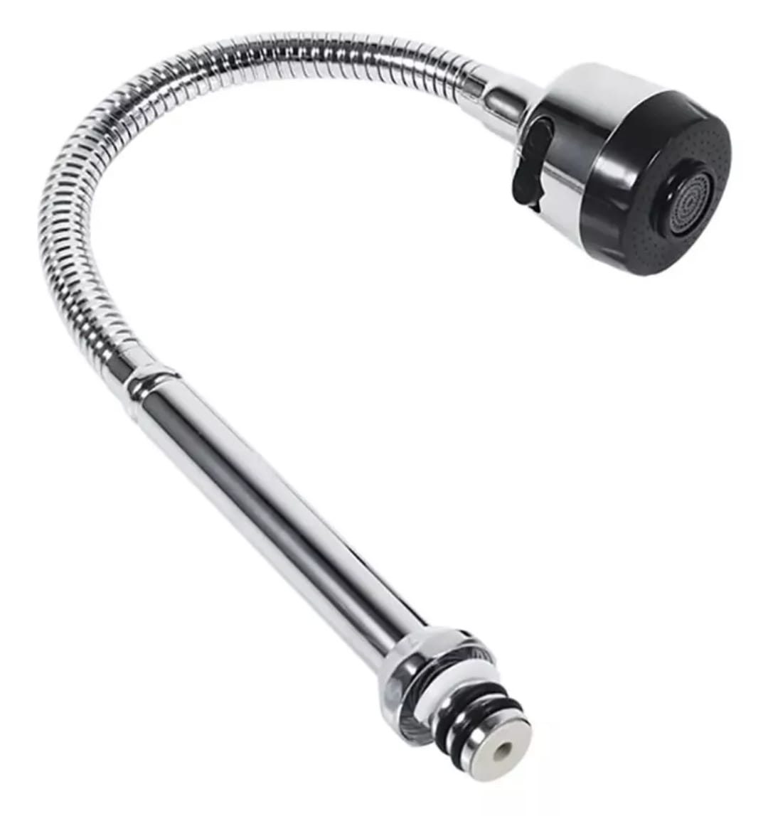 Llave Lavaplatos Cuello Flexible Giratorio Cocina