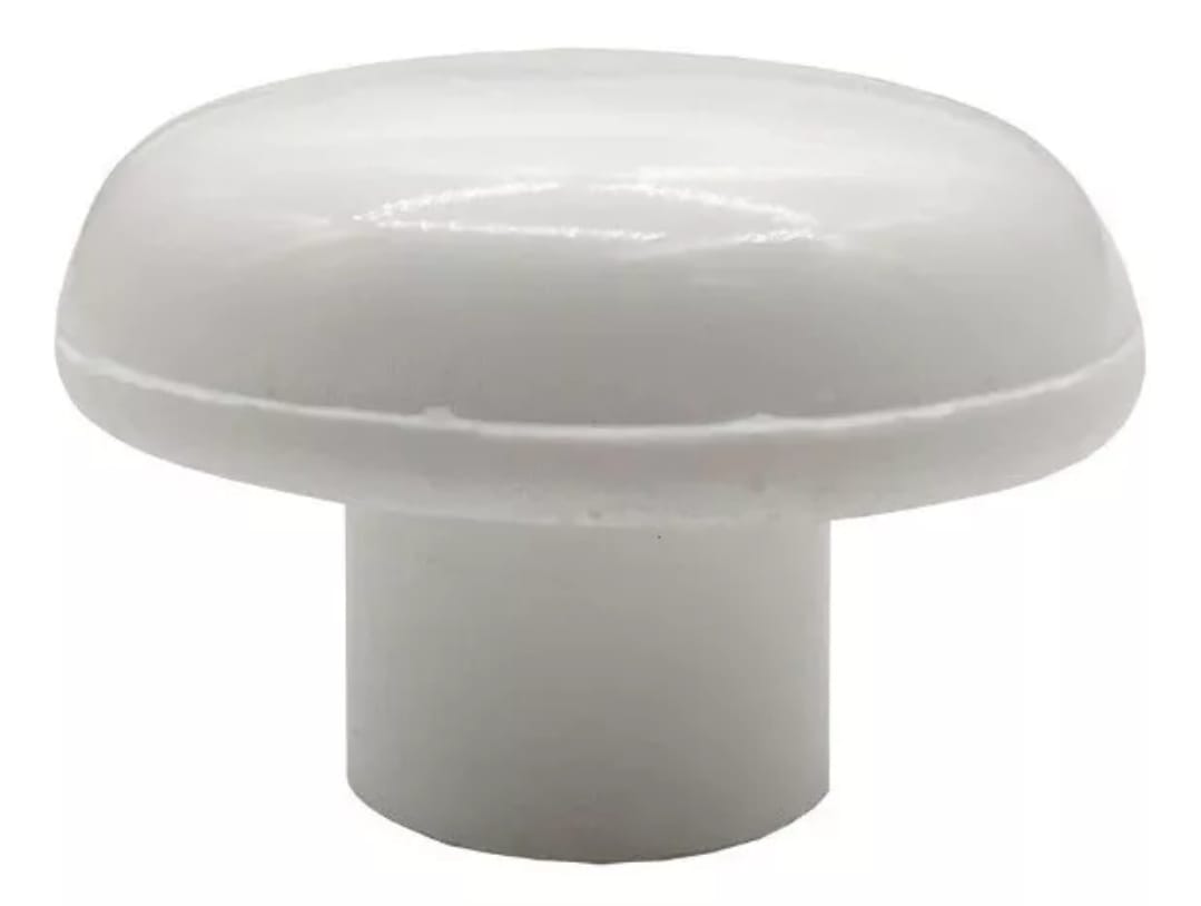Perilla Plástica Blanca Pack 10 Unidades Blanco