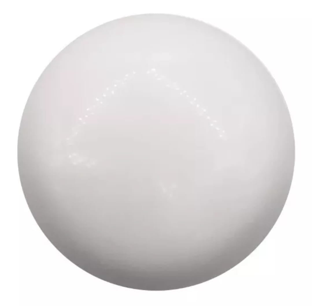 Perilla Plástica Blanca Pack 10 Unidades Blanco