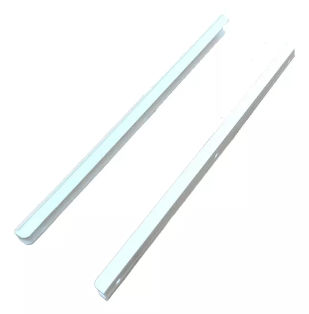 Riel Plástico Canasto Muebles Verdulero Pack 5 Pares
