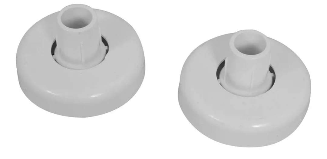 Soporte Barra Redondo Closet/cortina Blanco - 10 Uni + Tornillos