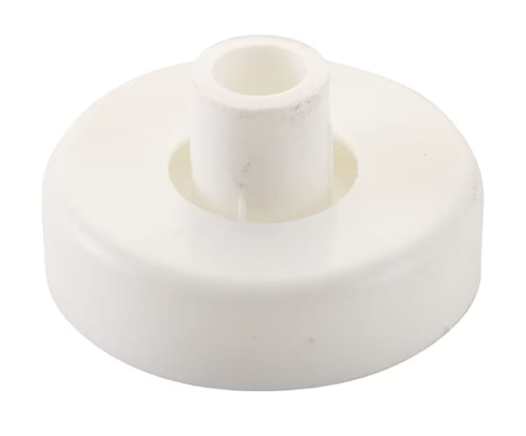 Soporte Barra Redondo Closet/cortina Blanco - 10 Uni + Tornillos