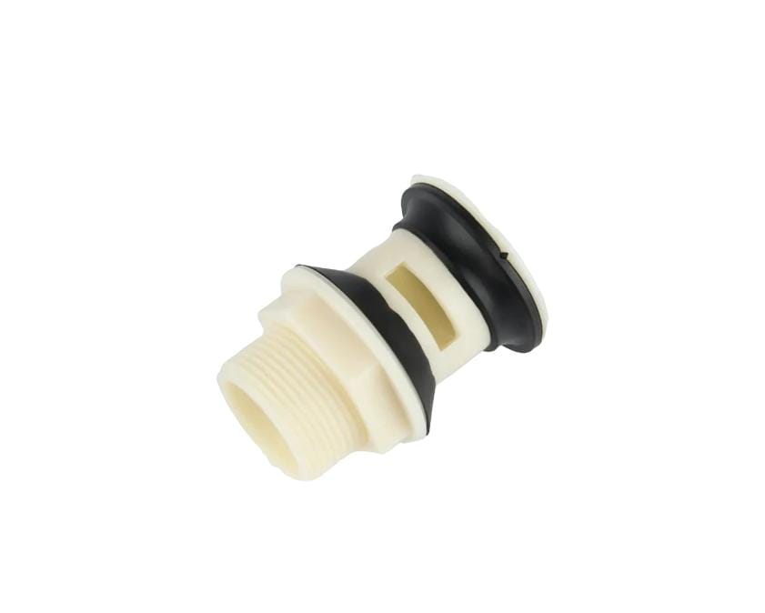 Desagüe Lavatorio Pvc 1-1/4, Con Rebalse, Push Up, Sin Cola.