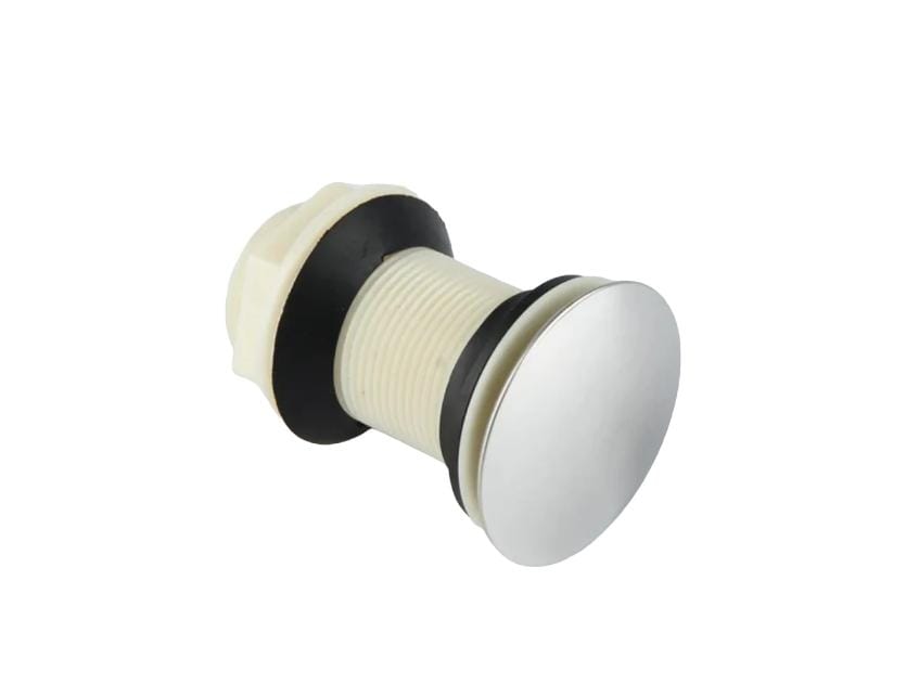 Desagüe Lavatorio Pvc 1-1/4, Con Rebalse, Push Up, Sin Cola.