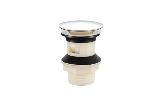 Desagüe Lavatorio Pvc 1-1/4, Con Rebalse, Push Up, Sin Cola.