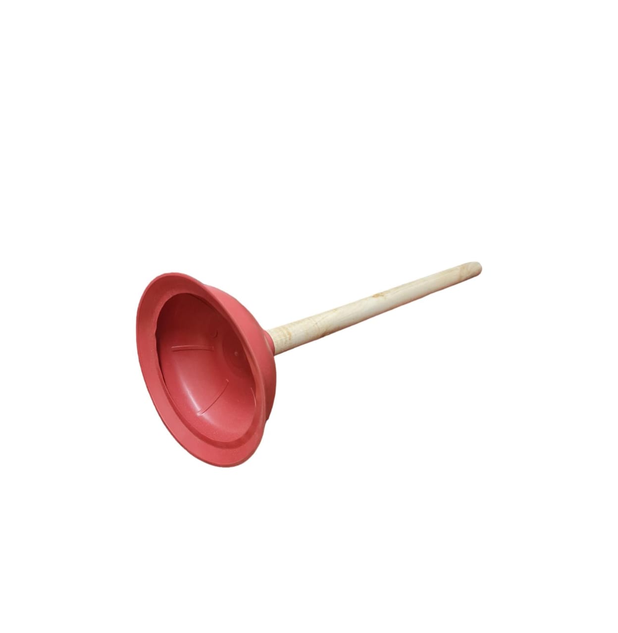Sopapo Rojo Destapa Cañería Con Mango Madera 48 Cm