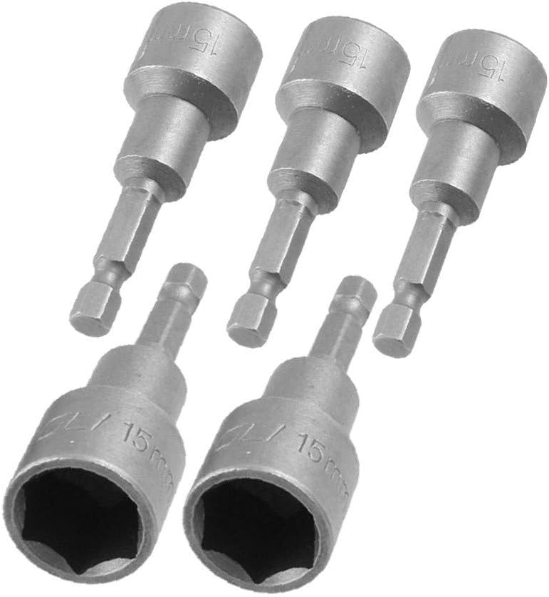 Set Juego De Dados Cabeza Hexagonal, Kmt 9 Piezas, 5 Mm-13mm Plateado
