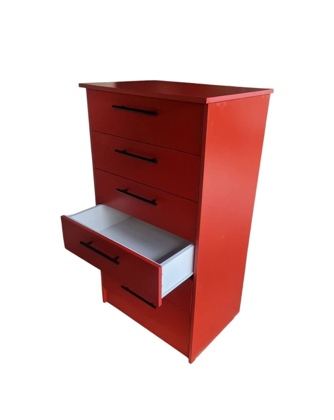 Mueble Cómoda Cajonera Roja.
