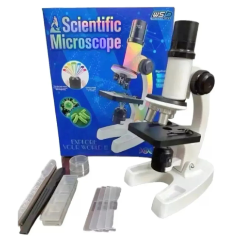 Kit De Ciencia Para Niños Microscopio Juguete Educativo