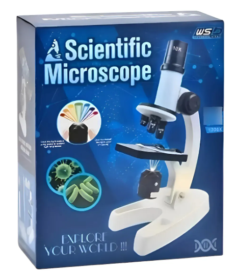 Kit De Ciencia Para Niños Microscopio Juguete Educativo