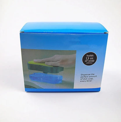 Dispensador Lavaloza Jabón Auto. Detergente Esponja Regalo