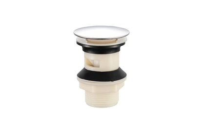 Desagüe Lavatorio Pvc 1-1/4, Con Rebalse, Push Up, Sin Cola.