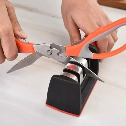 Afilador De Cuchillos Y Tijeras Amolador Portatil Manual