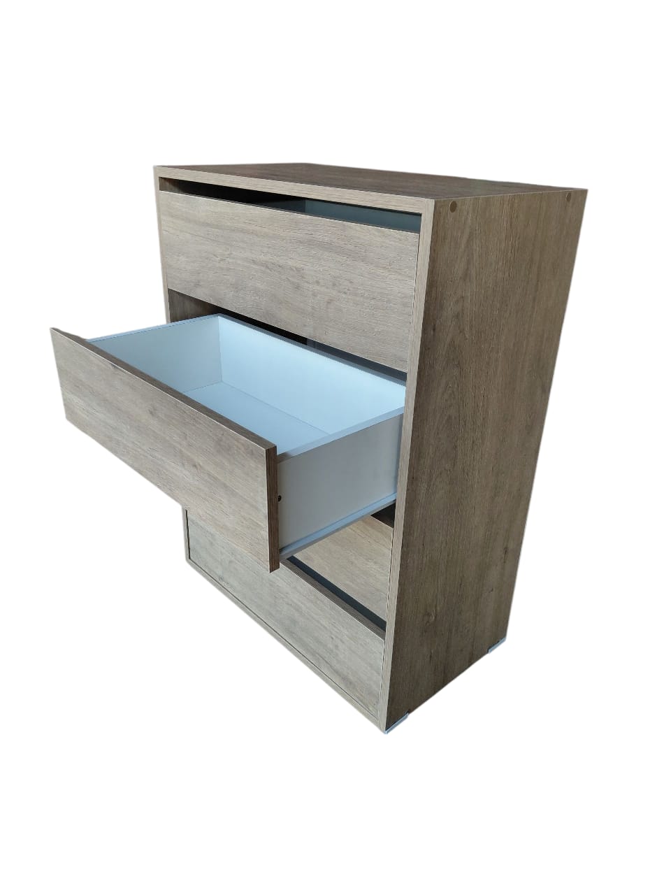 Mueble Cajonera Cómoda Sahara 4 Cajones Marrón Claro