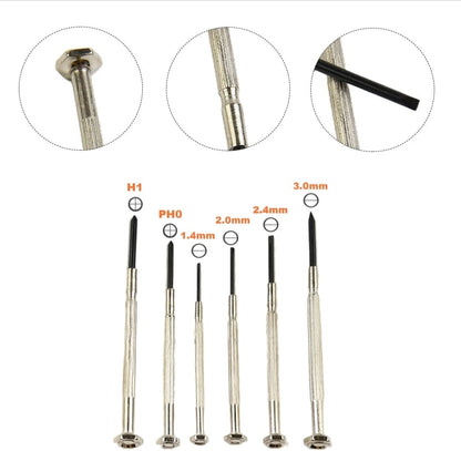 Juego De Destornilladores Reloj Kmt Tools 6pza