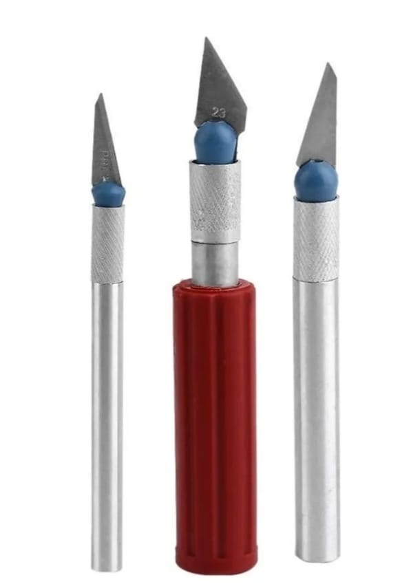 Bisturí Tipo Lápiz Cuchillo Precisión GEN Con Cuchillas Extra Manualidades