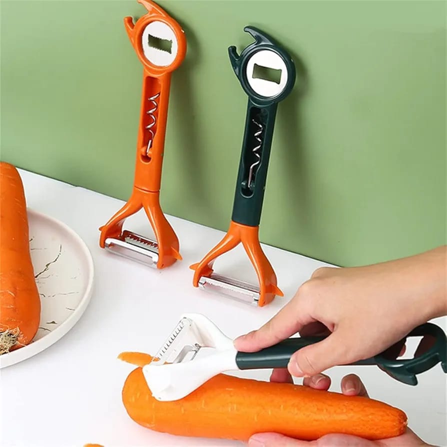 Pelador Rayador De Verduras Multiuso Premium 6 En 1