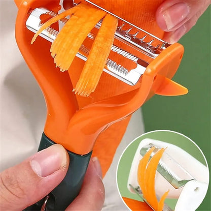 Pelador Rayador De Verduras Multiuso Premium 6 En 1