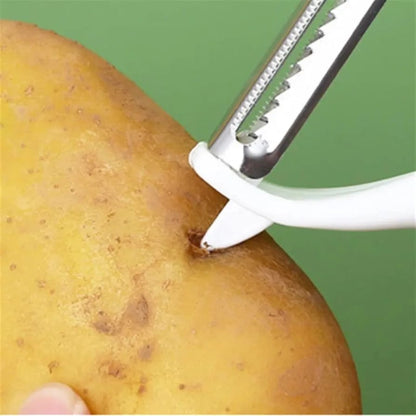 Pelador Rayador De Verduras Multiuso Premium 6 En 1