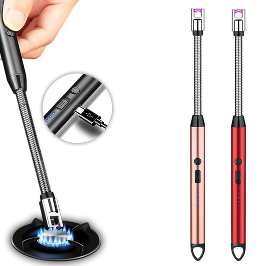 Encendedor Eléctrico De Carga Usb - Modo Inteligente Rojo