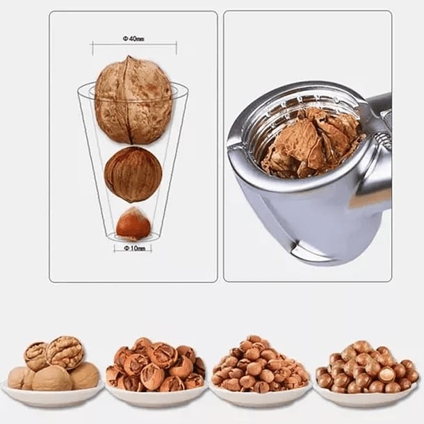 Abridor De Nueces Cascanueces Alicate Prensador Parte Nuez