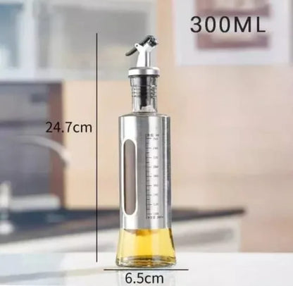 Alcuza Botella Vidrio Dispensador De Aceite Vinagre 300ml