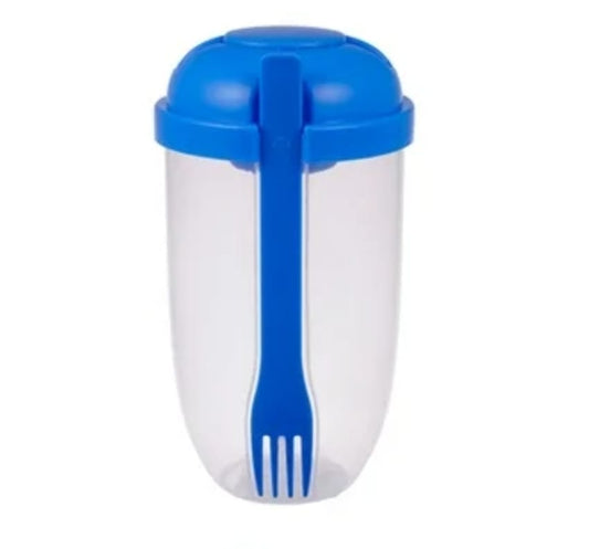 Recipiente Vaso Para Ensalada Fruta Pasta Lunch Contenedor