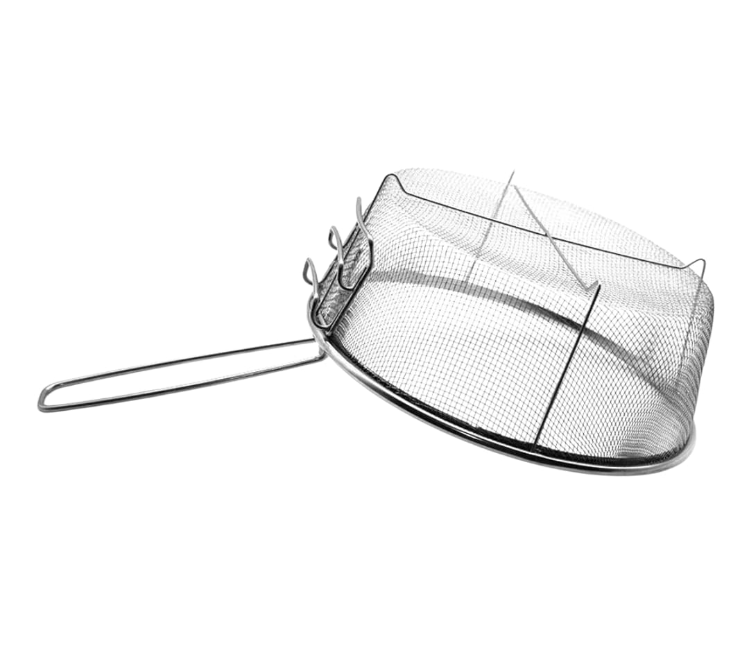 Cesta De Acero Inoxidable Para Freír Con Aceite Caliente