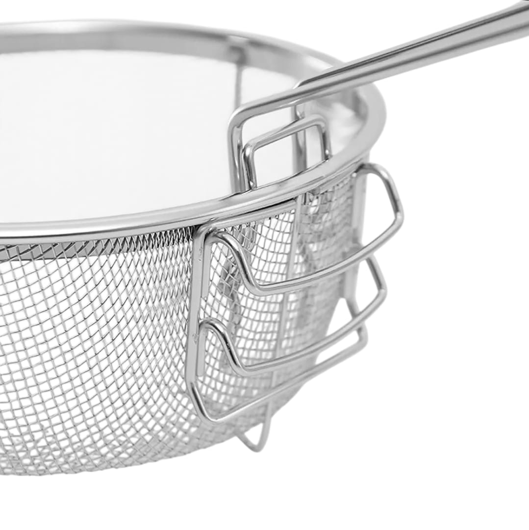 Cesta De Acero Inoxidable Para Freír Con Aceite Caliente