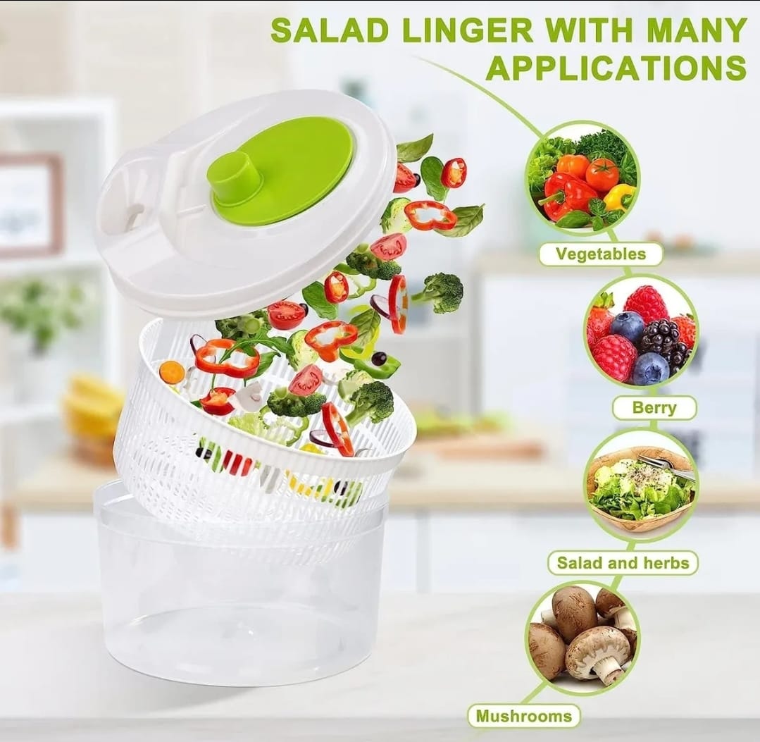 Escurridor De Ensalada Multifunción 3l Con Cuenco Y Colador