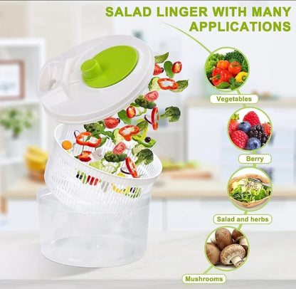 Escurridor De Ensalada Multifunción 3l Con Cuenco Y Colador