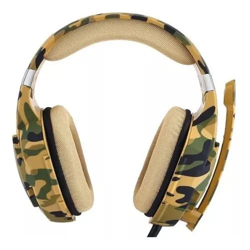 Audífonos Gamer Yinsan Pro Micrófono Camuflaje Videojuegos