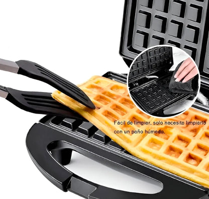 Waflera Sandwichera Maquina De Waffles Sk-113