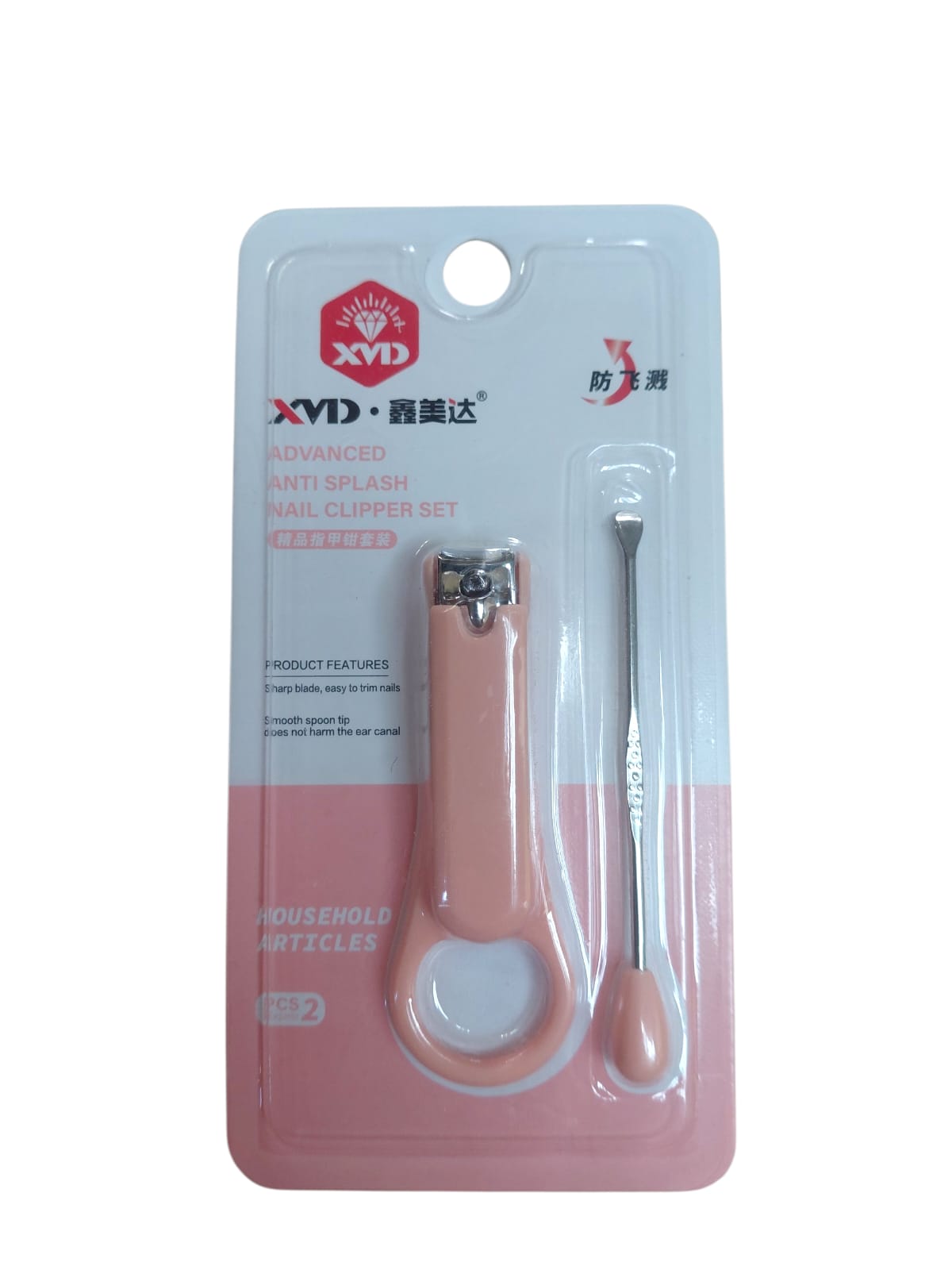 Kit De Cortaúñas Para Bebes, Color Rosa