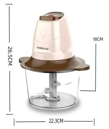 Procesadora De Alimentos Sokany Sk-7006 300w 2l Vidrio