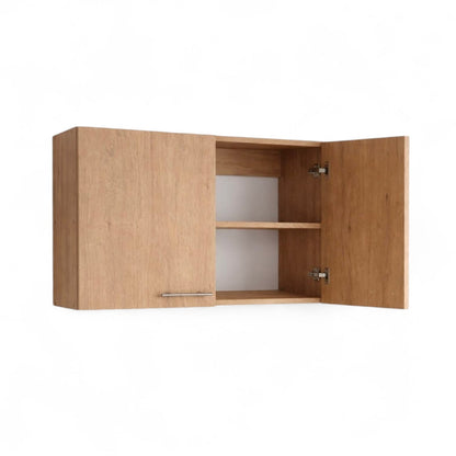 Mueble Aéreo Colgante Mural Cocina 80 Cm Color Madera Marrón