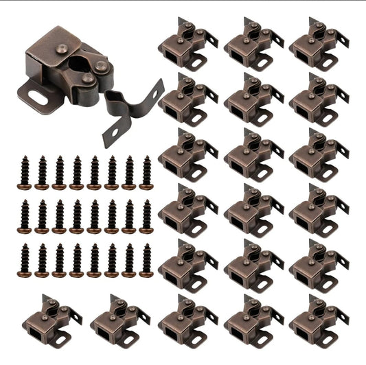 Set 20 Retenedor Sujetador Puerta Mueble Cobre