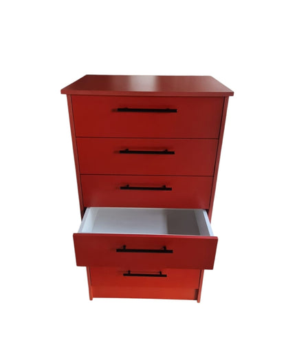 Mueble Cómoda Cajonera Roja.